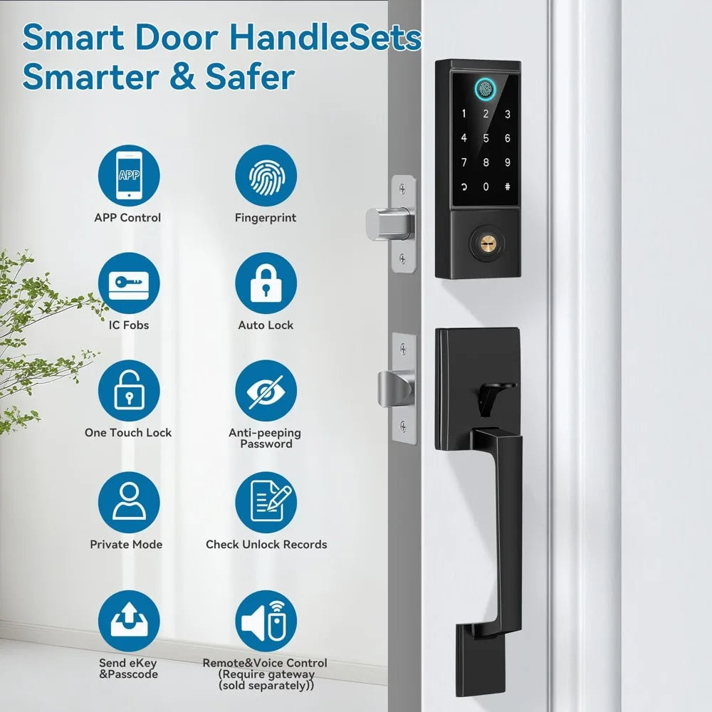Smart Fingerprint Door Lock – Secure & Heavy-Duty Design