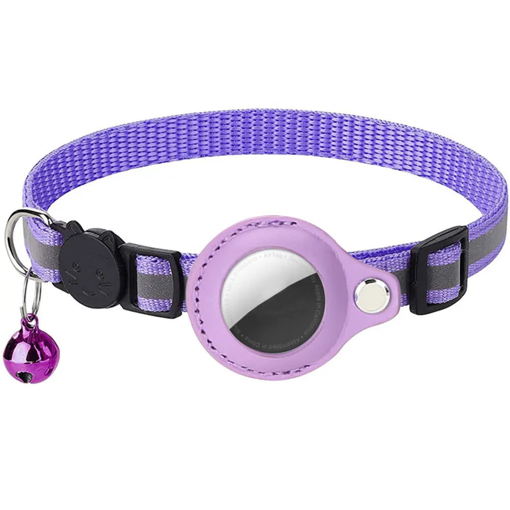 AirTag Cat Collar – Adjustable, Safe & Stylish GPS Tracker Holder