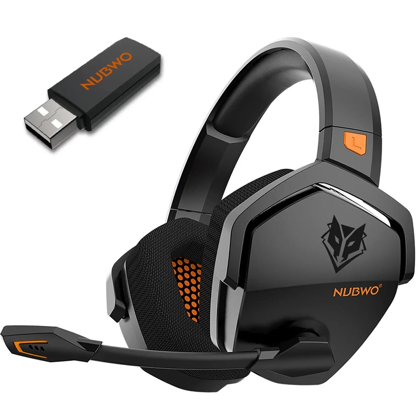 Headset Gaming NUBWO G06 2.4G Dual Wireless 5ms Low Latency 7.1 Surround ENC Mic For PC PS4 PS5 Gaming Bluetooth Headphones