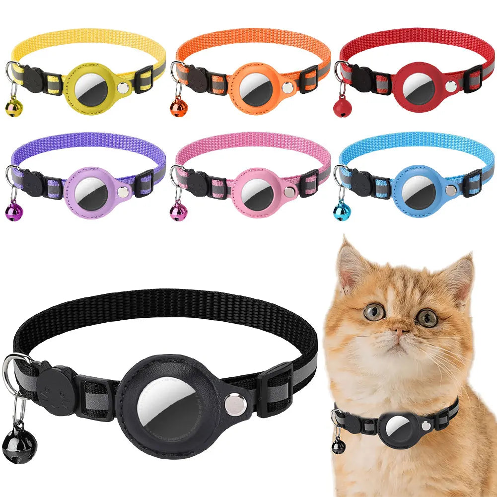 AirTag Cat Collar – Adjustable, Safe & Stylish GPS Tracker Holder
