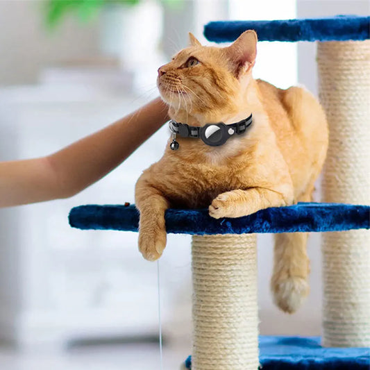 AirTag Cat Collar – Adjustable, Safe & Stylish GPS Tracker Holder