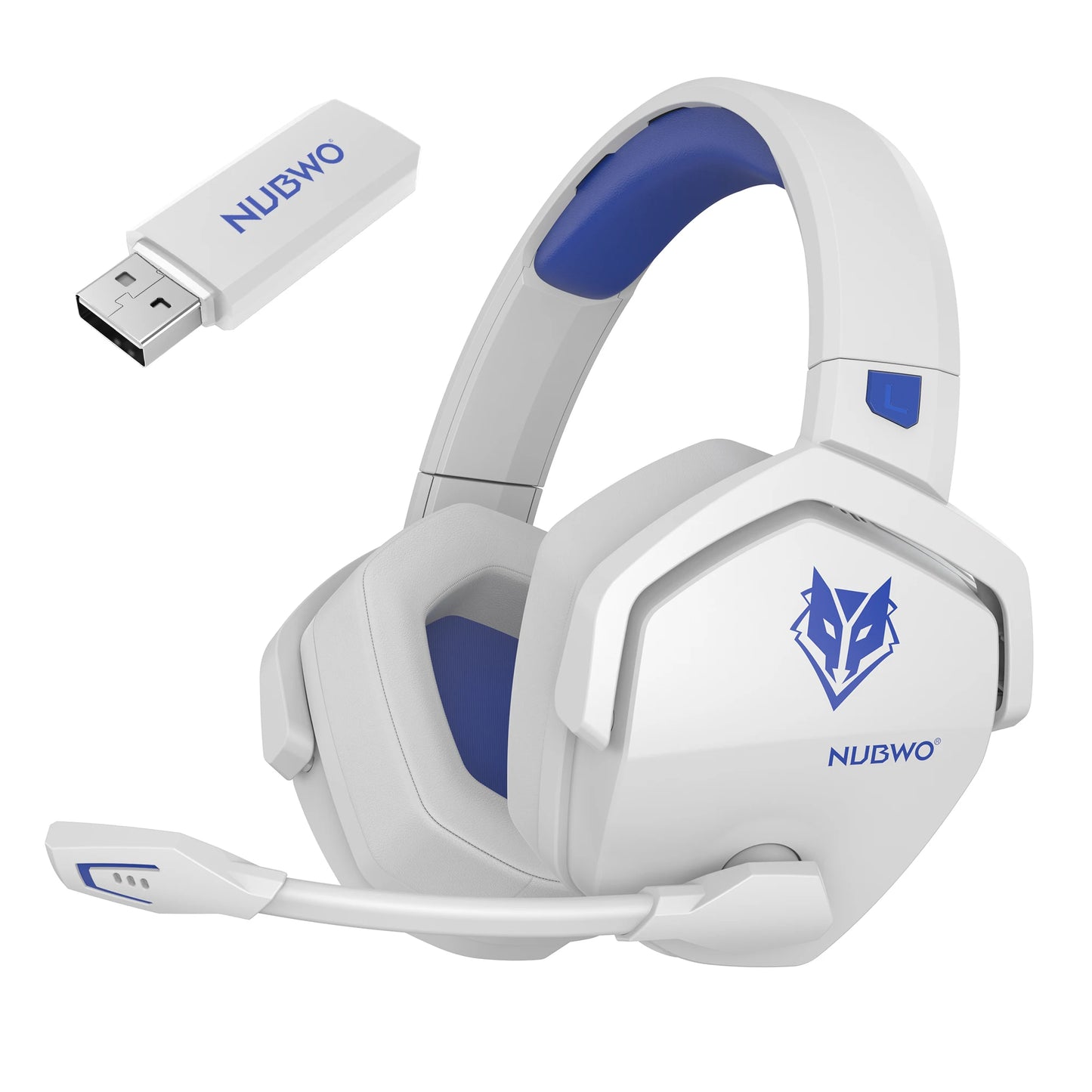 Headset Gaming NUBWO G06 2.4G Dual Wireless 5ms Low Latency 7.1 Surround ENC Mic For PC PS4 PS5 Gaming Bluetooth Headphones