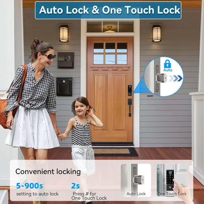 Smart Fingerprint Door Lock – Secure & Heavy-Duty Design