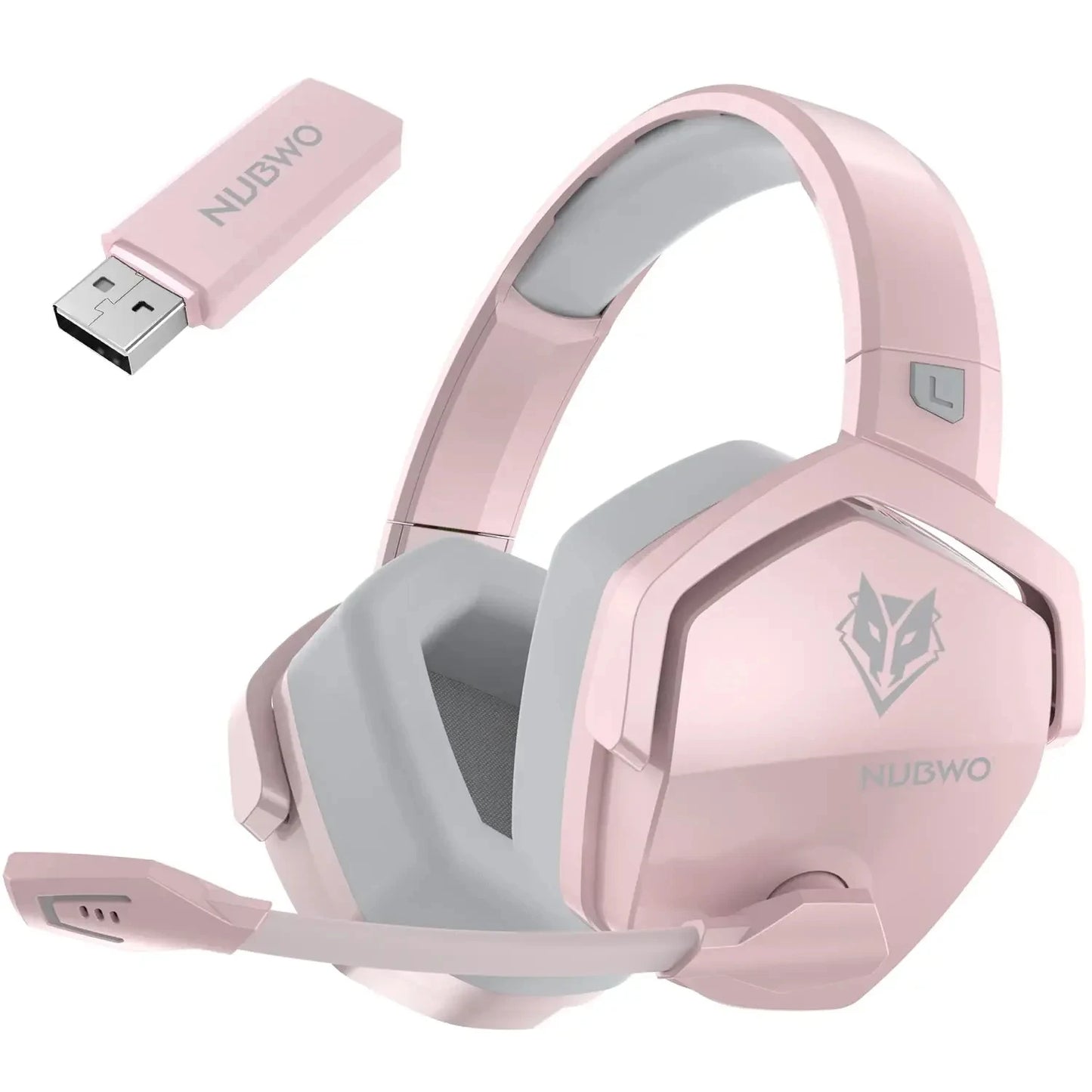 Headset Gaming NUBWO G06 2.4G Dual Wireless 5ms Low Latency 7.1 Surround ENC Mic For PC PS4 PS5 Gaming Bluetooth Headphones
