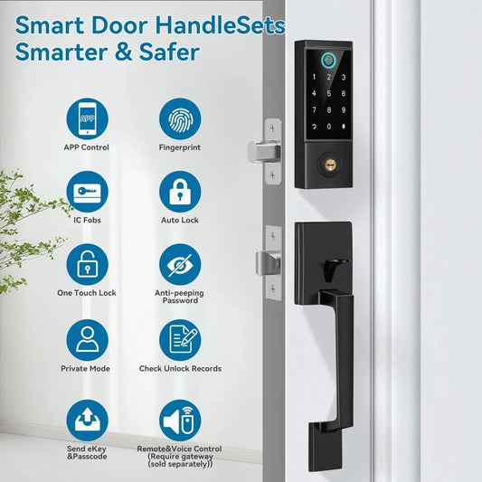 Smart Fingerprint Door Lock – Secure & Heavy-Duty Design