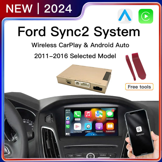 Ford SYNC 2 Wireless CarPlay & Android Auto Upgrade Kit (2011–2016 Models)
