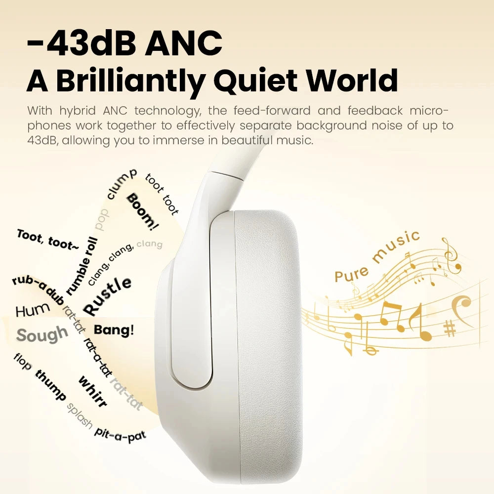 HAYLOU S30 Headphones Wireless Bluetooth 5.4