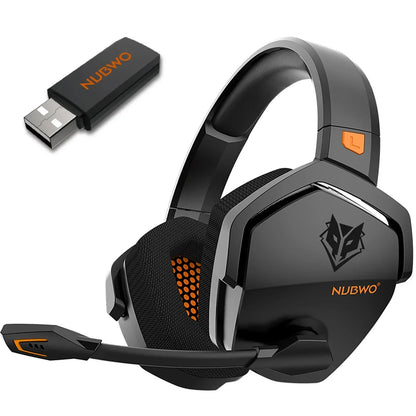 Headset Gaming NUBWO G06 2.4G Dual Wireless 5ms Low Latency 7.1 Surround ENC Mic For PC PS4 PS5 Gaming Bluetooth Headphones