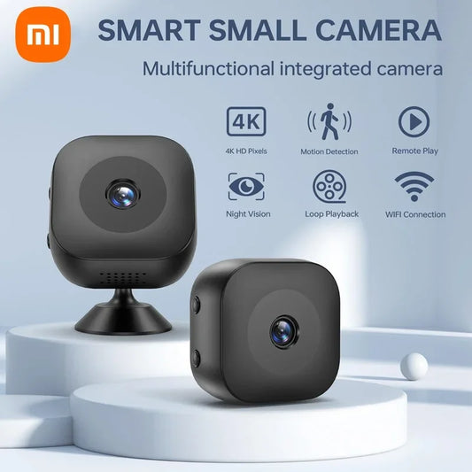 Xiaomi 4K Mini Camera – Smart WiFi Surveillance with Night Vision & Motion Detection