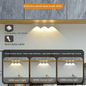 Wireless Ultra-Thin LED Cabinet Light – USB Rechargeable, Motion Sensor, Dimmable, 3 Color Modes – Ideal for Kitchen, Closet, Bedroom & Stairs