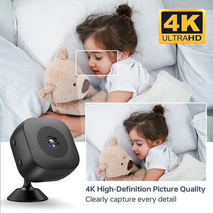 Xiaomi 4K Mini Camera – Smart WiFi Surveillance with Night Vision & Motion Detection
