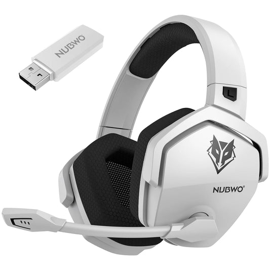Headset Gaming NUBWO G06 2.4G Dual Wireless 5ms Low Latency 7.1 Surround ENC Mic For PC PS4 PS5 Gaming Bluetooth Headphones