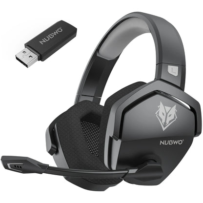 Headset Gaming NUBWO G06 2.4G Dual Wireless 5ms Low Latency 7.1 Surround ENC Mic For PC PS4 PS5 Gaming Bluetooth Headphones