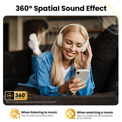 HAYLOU S30 Headphones Wireless Bluetooth 5.4