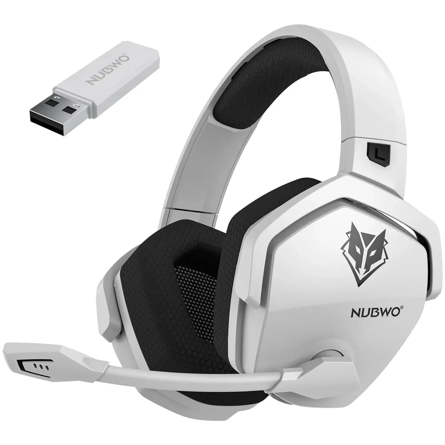 Headset Gaming NUBWO G06 2.4G Dual Wireless 5ms Low Latency 7.1 Surround ENC Mic For PC PS4 PS5 Gaming Bluetooth Headphones