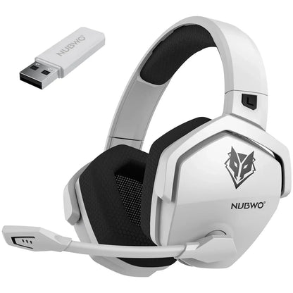 Headset Gaming NUBWO G06 2.4G Dual Wireless 5ms Low Latency 7.1 Surround ENC Mic For PC PS4 PS5 Gaming Bluetooth Headphones