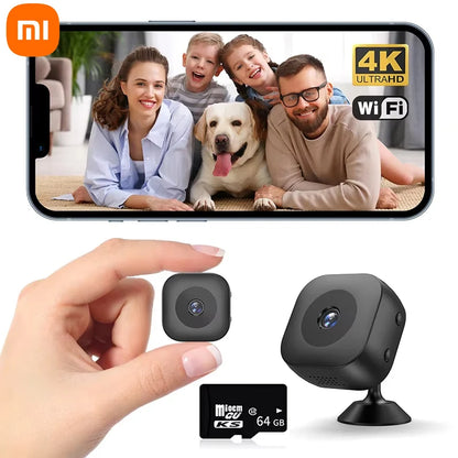 Xiaomi 4K Mini Camera – Smart WiFi Surveillance with Night Vision & Motion Detection