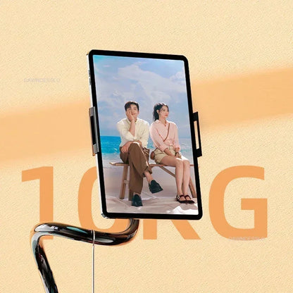 128cm Flexible Phone Holder – Wall-Mounted Lazy Arm Clamp Stand for Bed, 360° Rotation, Compatible with iPhone, Samsung & 3.5–6.7'' Devices